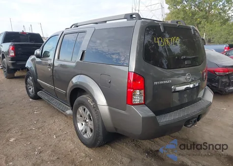 2008 Nissan Pathfinder Le from USA, damaged, VIN 5N1AR18B18C647616
